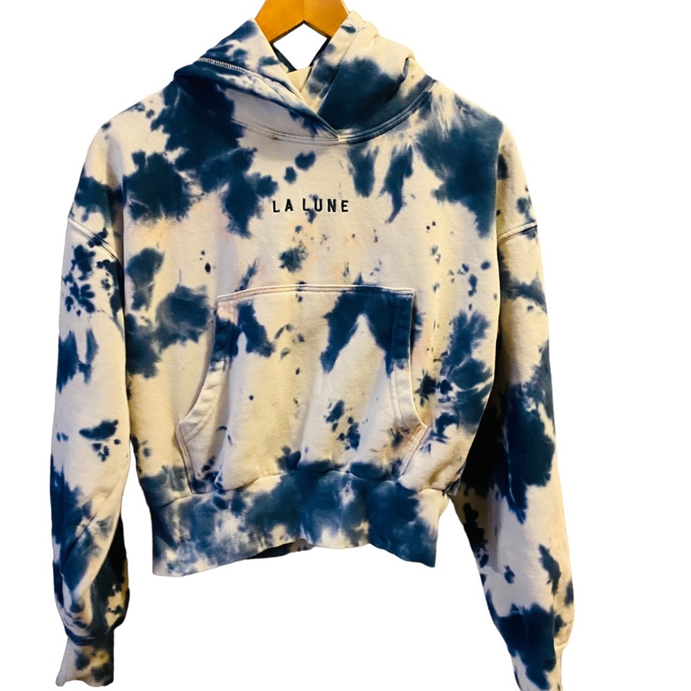 Blue Tie-Dye Hoodie